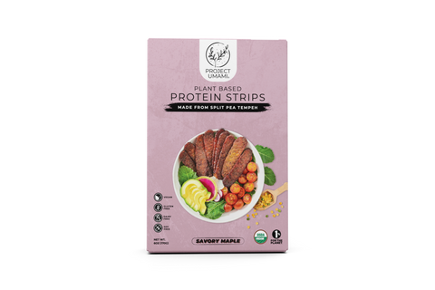Plant Based Protein Strips (Savory Maple)