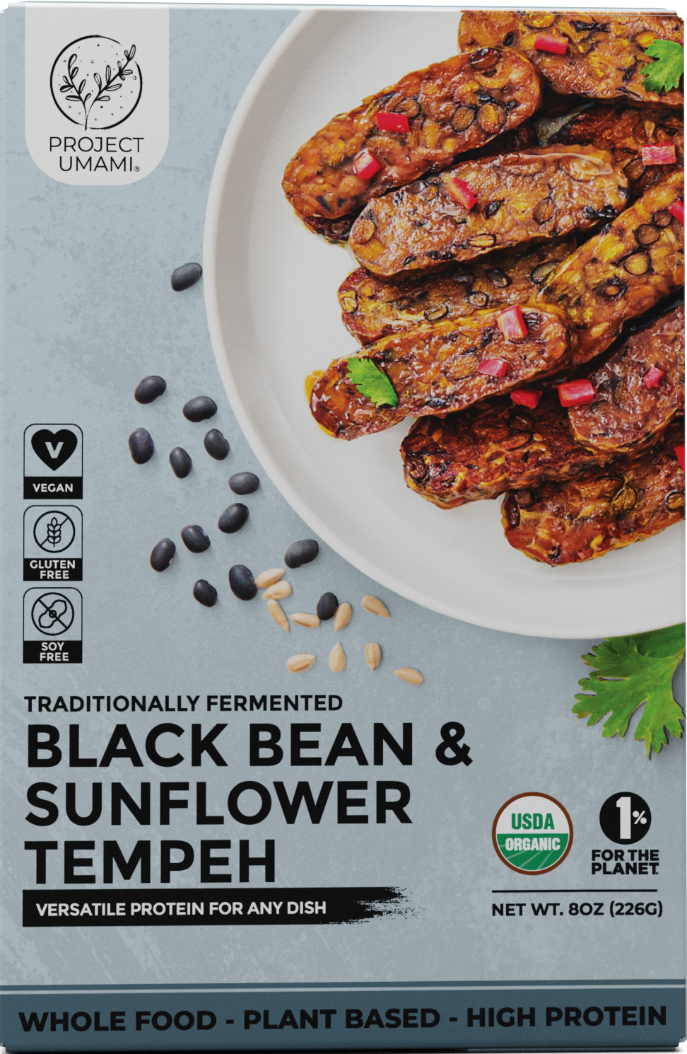 Black Bean & Sunflower Seed Tempeh