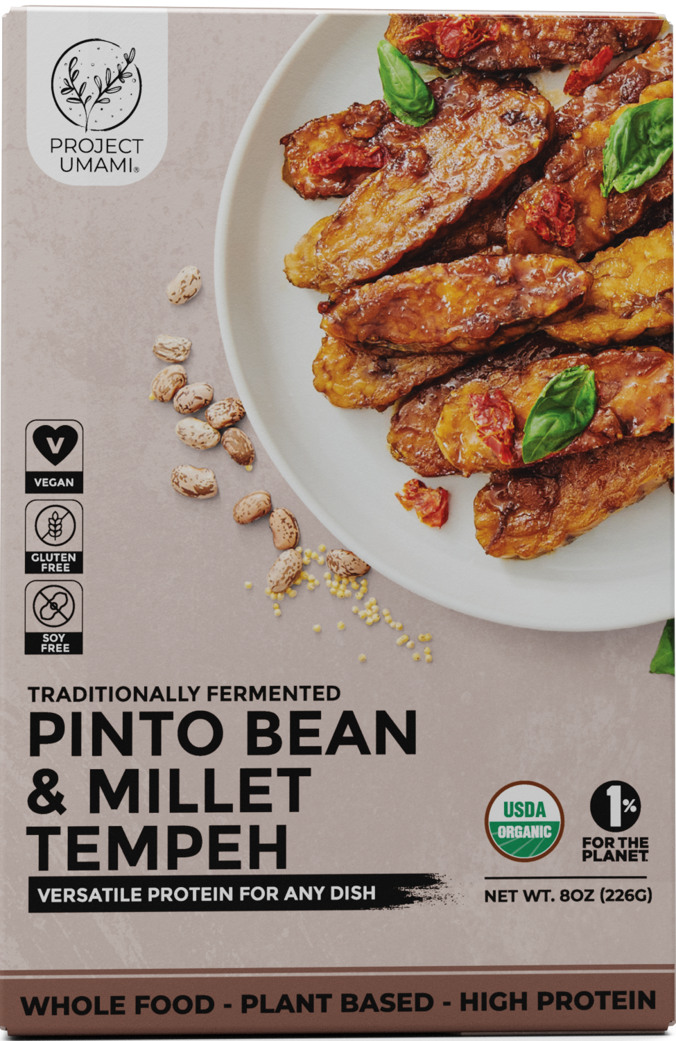 Colorado Pinto Bean & Millet Tempeh