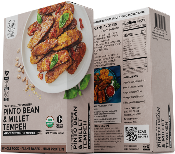 Colorado Pinto Bean & Millet Tempeh