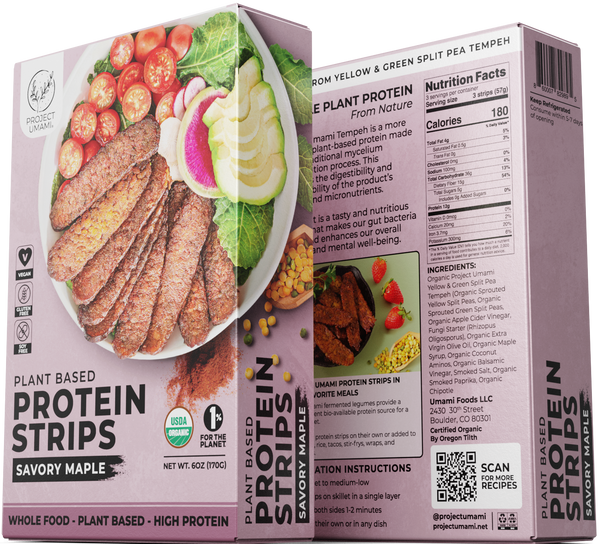 Plant Based Protein Strips (Savory Maple)