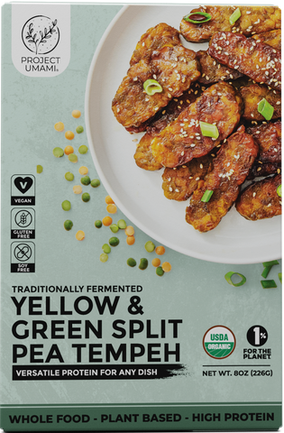 Green & Yellow Split Pea Tempeh